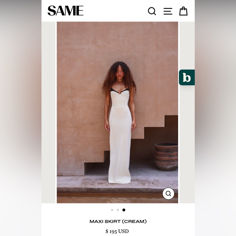 Same maxi skirt